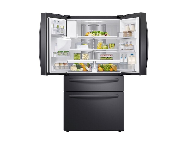 28 cu. ft. 4-Door French Door Refrigerator with 21.5” Touch Screen Family Hub RF28R7551SGAA