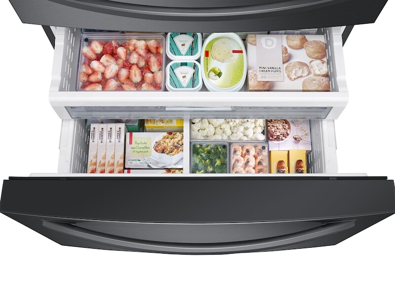 28 cu. ft. 4-Door French Door Refrigerator with 21.5” Touch Screen Family Hub RF28R7551SGAA