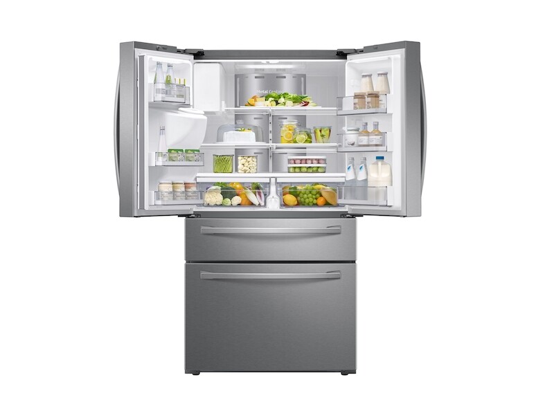 28 cu. ft. 4-Door French Door Refrigerator with 21.5” Touch Screen Family Hub RF28R7551SRAA