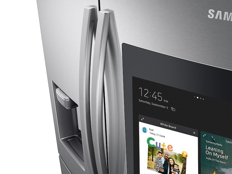 28 cu. ft. 4-Door French Door Refrigerator with 21.5” Touch Screen Family Hub RF28R7551SRAA