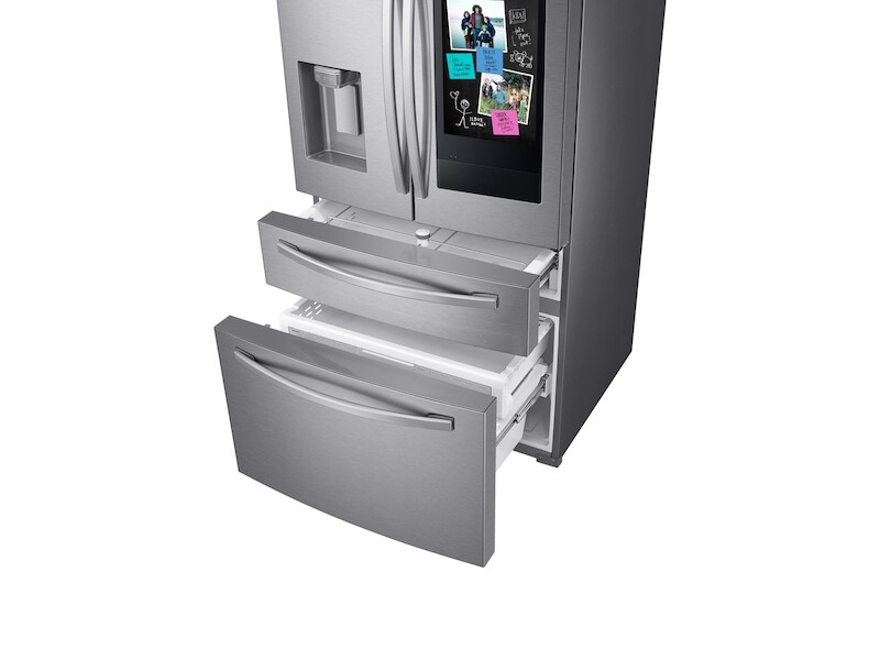 28 cu. ft. 4-Door French Door Refrigerator with 21.5” Touch Screen Family Hub RF28R7551SRAA