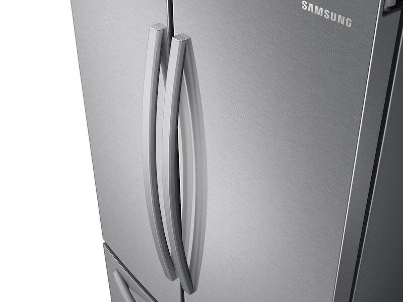 28 cu. ft. Large Capacity 3-Door French Door Refrigerator with AutoFill Water Pitcher in Black Stainless Steel RF28T5021SGAA