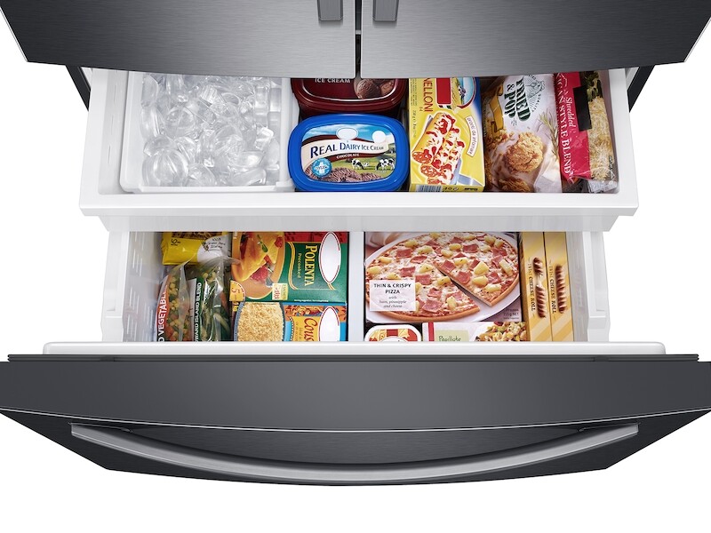 28 cu. ft. Large Capacity 3-Door French Door Refrigerator with Internal Water Dispenser RF28T5101SGAA