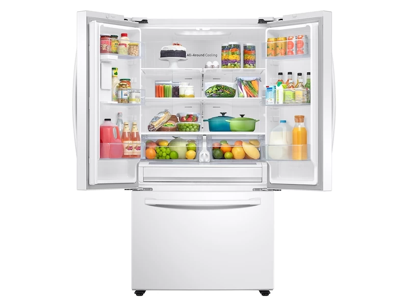 28 cu. ft. Large Capacity 3-Door French Door Refrigerator with Internal Water Dispenser RF28T5101WWAA