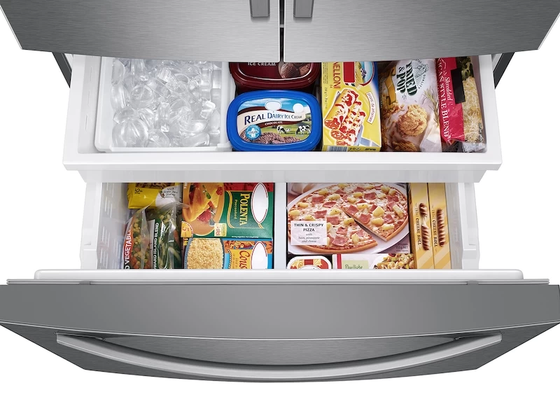 28 cu. ft. 3-Door French Door Refrigerator with Family Hub™ in Stainless Steel RF28T5F01SRAA