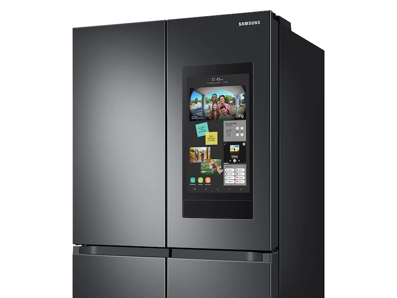 29 cu. ft. Smart 4-Door Flex™ Refrigerator with Family Hub™ and Beverage Center in Black Stainless Steel RF29A9771SGAA