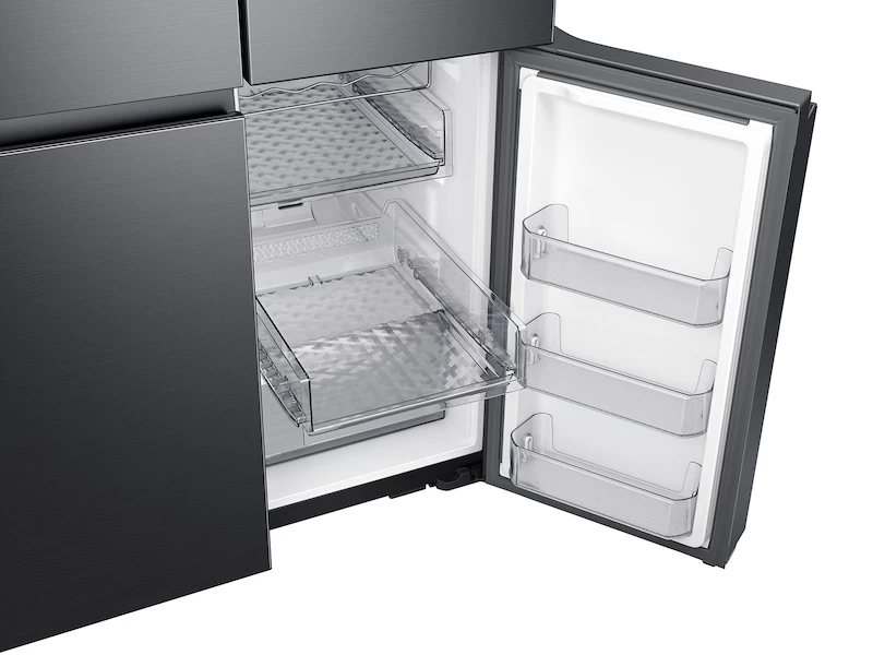 29 cu. ft. Smart 4-Door Flex™ Refrigerator with Family Hub™ and Beverage Center in Black Stainless Steel RF29A9771SGAA