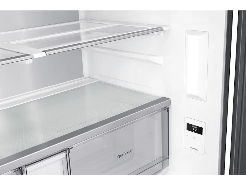 29 cu. ft. Smart 4-Door Flex™ Refrigerator with Family Hub™ and Beverage Center in Black Stainless Steel RF29A9771SGAA