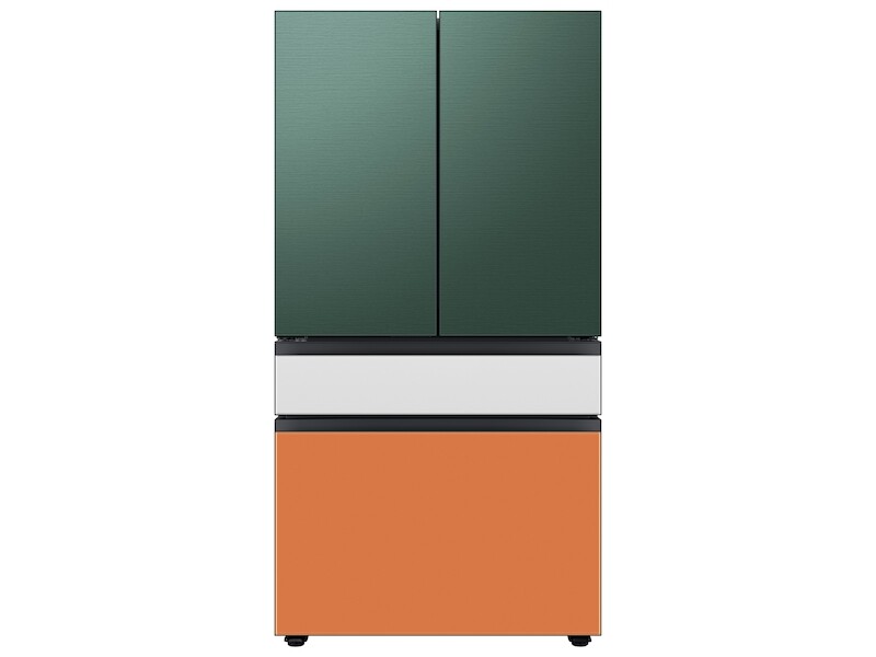 Bespoke 4-Door French Door Refrigerator (29 cu. ft.) with Customizable Door Panel Colors and Beverage Center RF29BB8600APAA