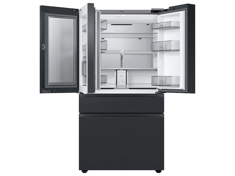 Bespoke 4-Door French Door Refrigerator (29 cu. ft.) – with Top Left and Family Hub Panel RF29BB89008MAA