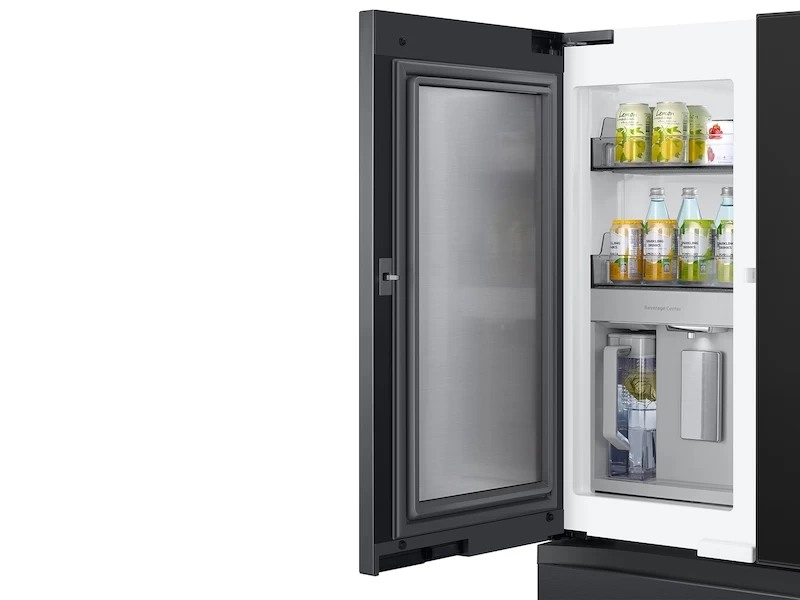 Bespoke 4-Door French Door Refrigerator (29 cu. ft.) – with Top Left and Family Hub Panel RF29BB89008MAA
