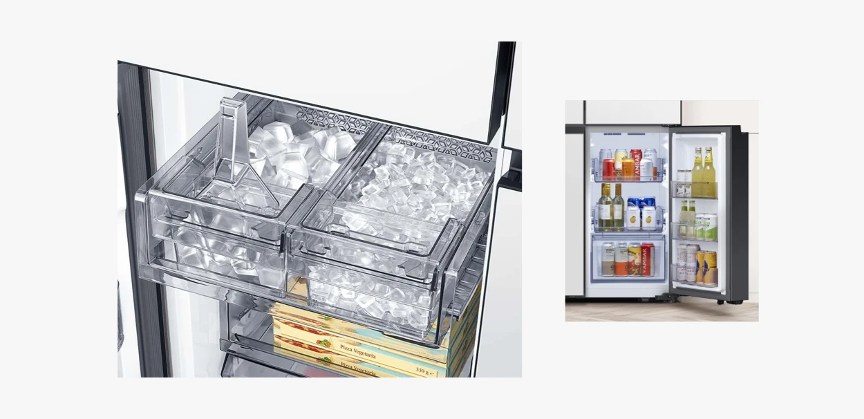 Ice your way, cubed or Ice Bites™