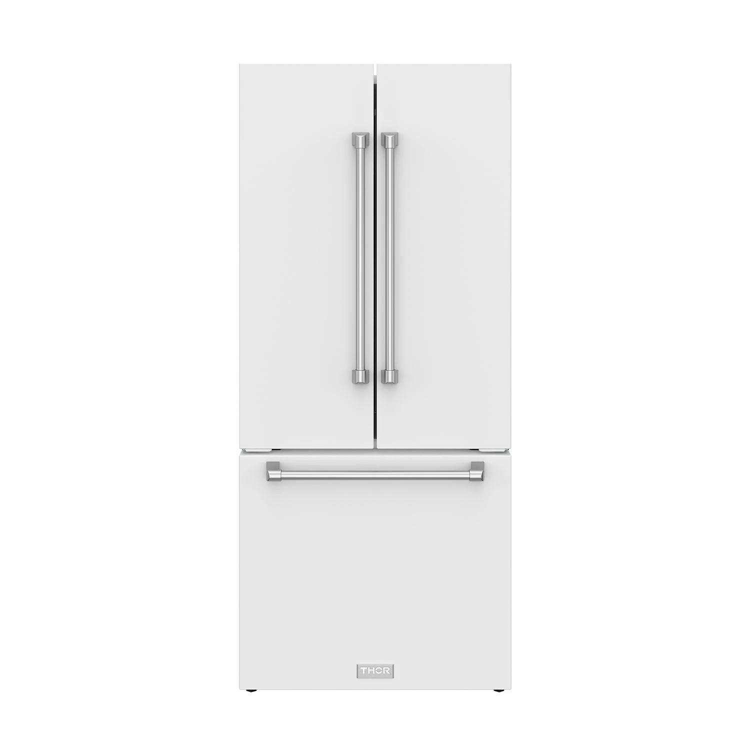 30 Inch Collection French Door Counter Depth Refrigerator With Ice Maker White Gordon Ramsay Series RF3017FFDW