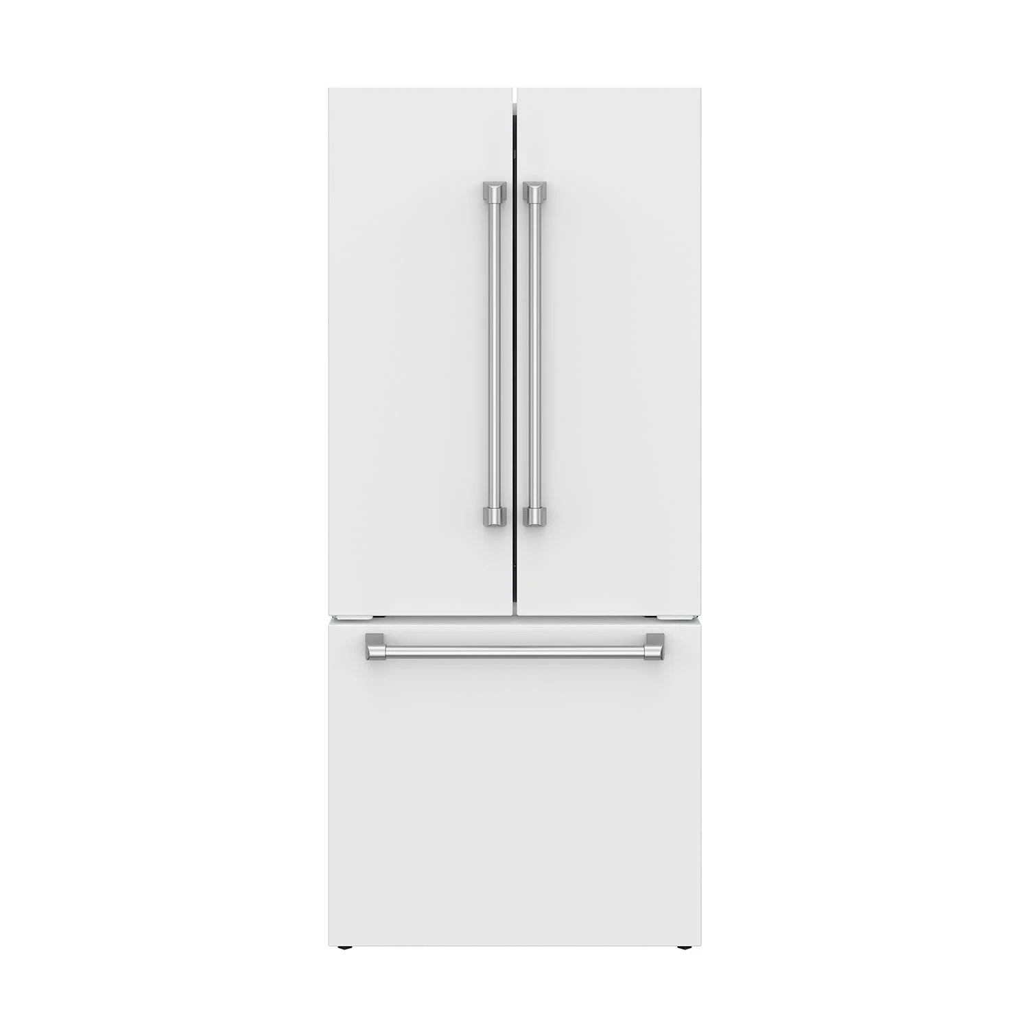 30 Inch Collection French Door Counter Depth Refrigerator With Ice Maker White Gordon Ramsay Series RF3017FFDW