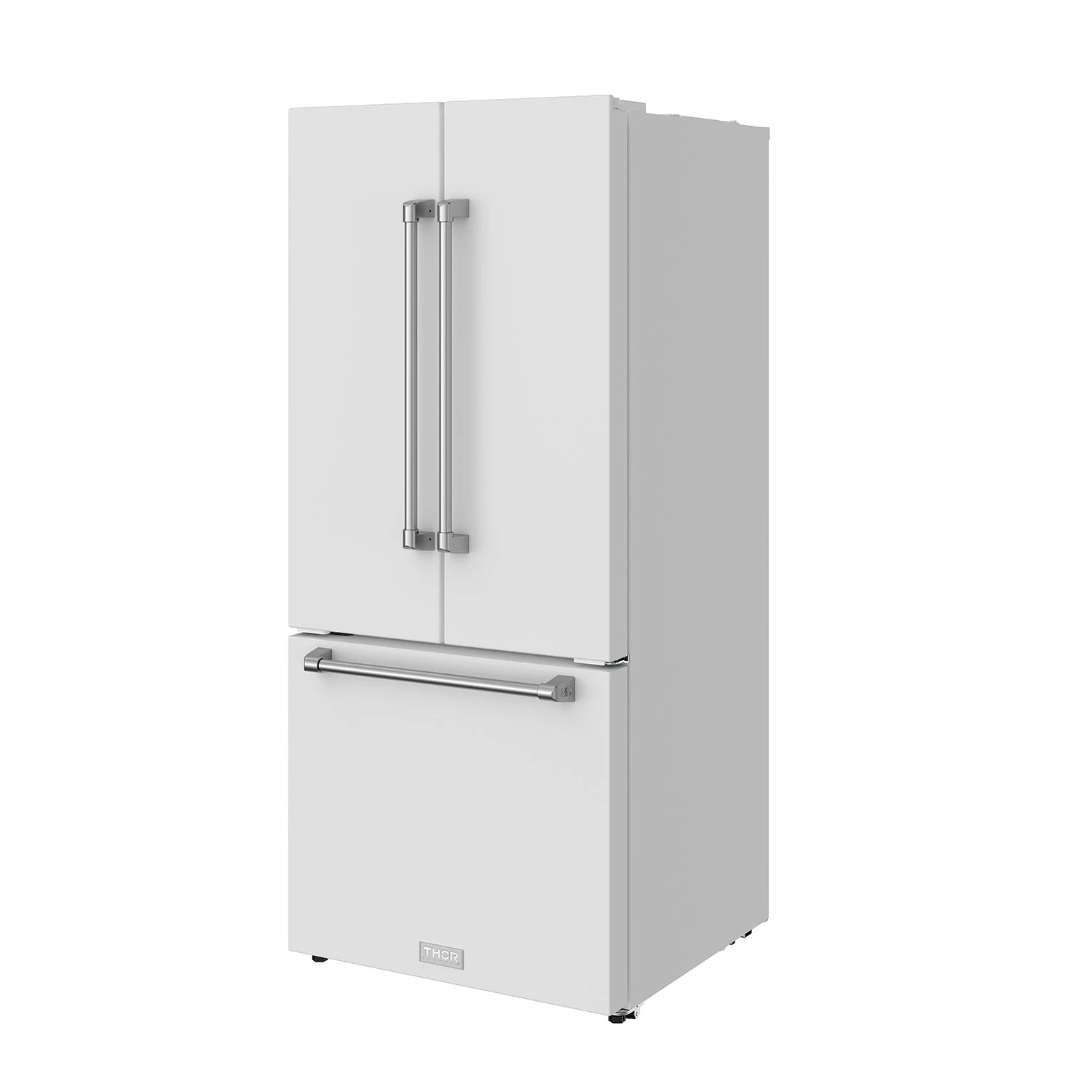 30 Inch Collection French Door Counter Depth Refrigerator With Ice Maker White Gordon Ramsay Series RF3017FFDW
