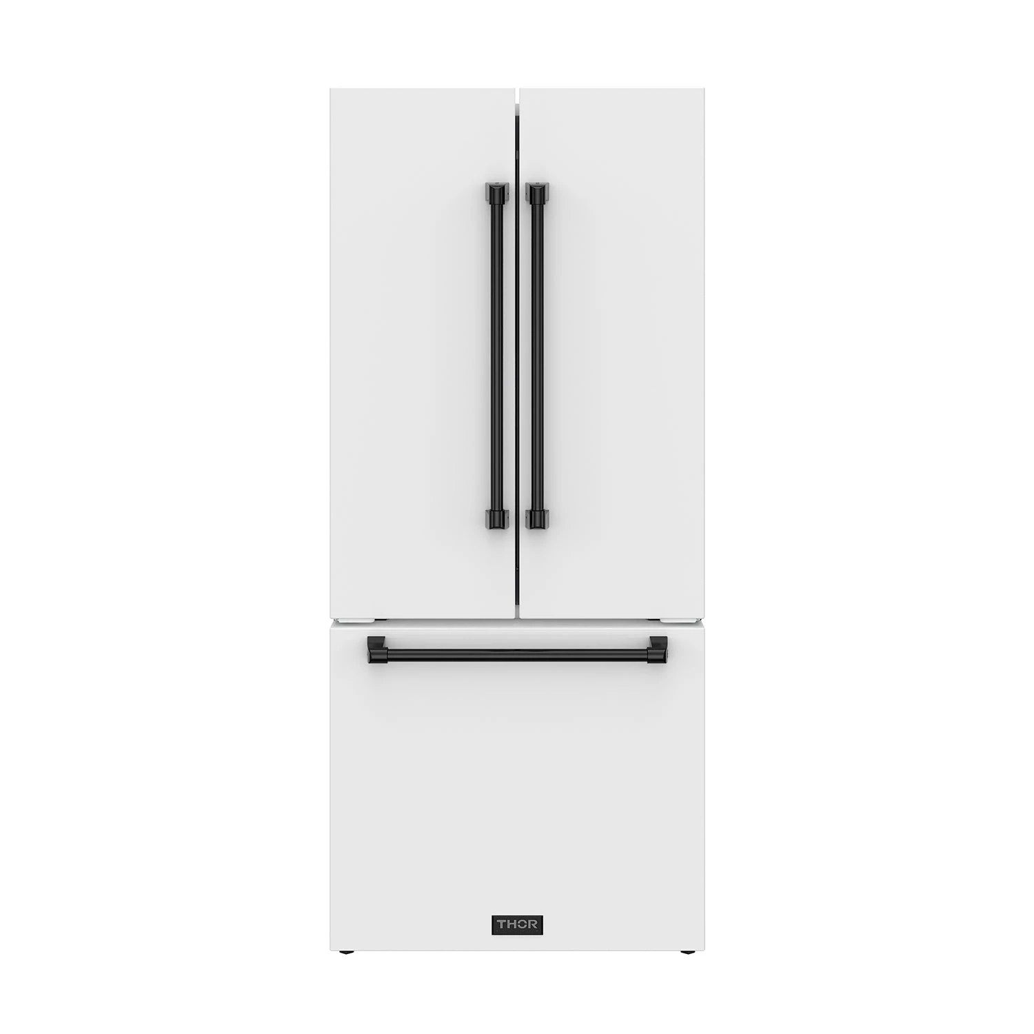 30 Inch French Door Counter Depth Refrigerator With Ice Maker White/black Gordon Ramsay Series RF3017FFDWBLK