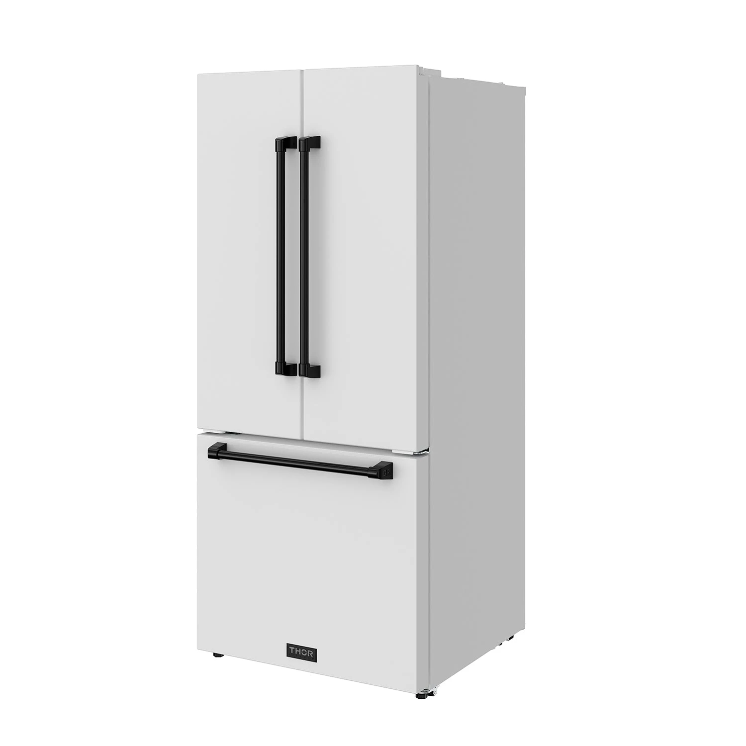 30 Inch French Door Counter Depth Refrigerator With Ice Maker White/black Gordon Ramsay Series RF3017FFDWBLK