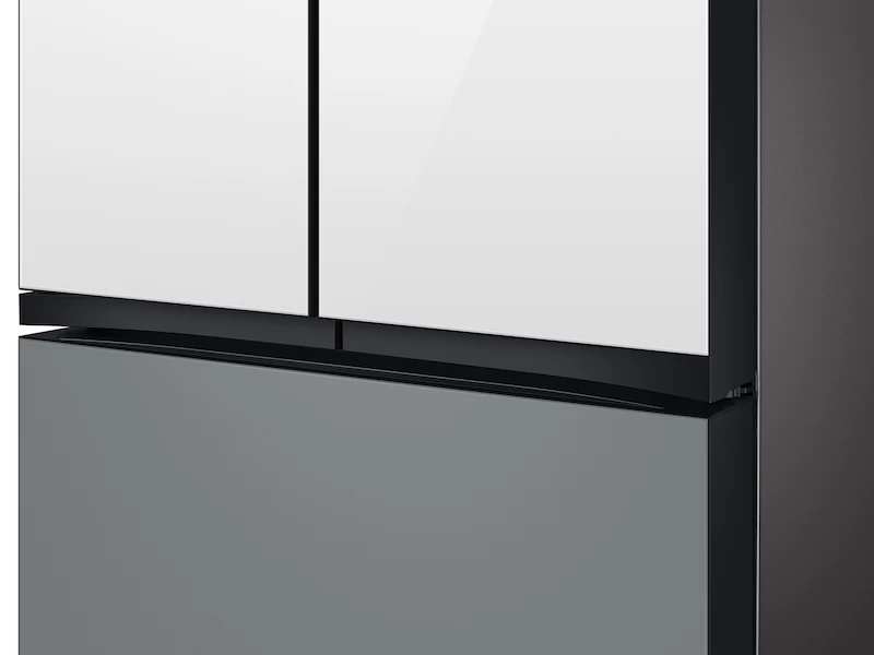 Bespoke 3-Door French Door Refrigerator (30 cu. ft.) – with Top Left and Family Hub Panel RF30BB69006M