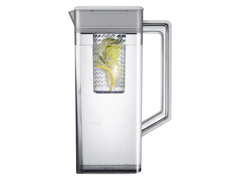 Bespoke 3-Door French Door Refrigerator (30 cu. ft.) – with Top Left and Family Hub Panel RF30BB69006M