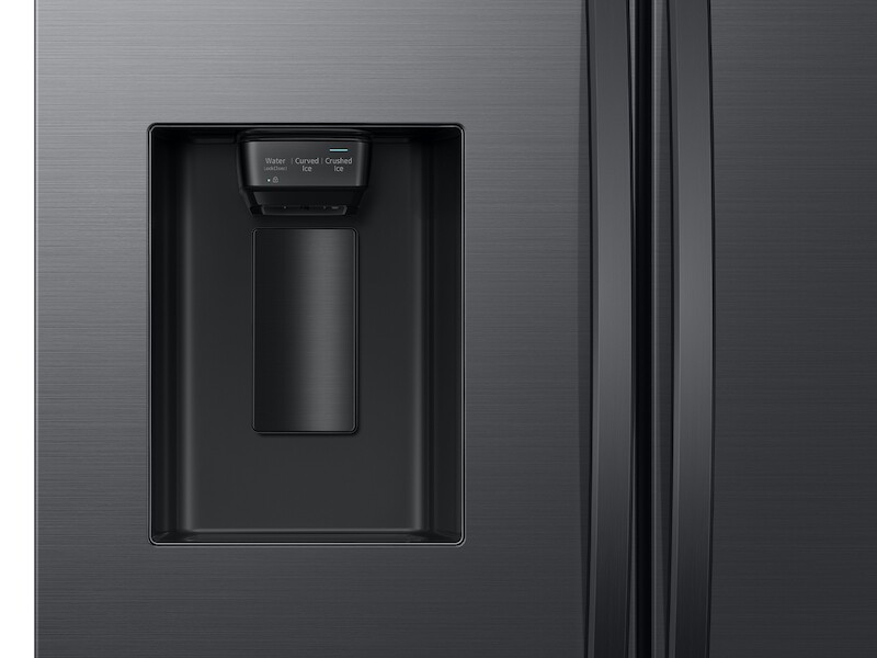30 cu. ft. Mega Capacity 4-Door French Door Refrigerator with Four Types of Ice in Matte Black Steel RF31CG7400MT, product image 7 of 12