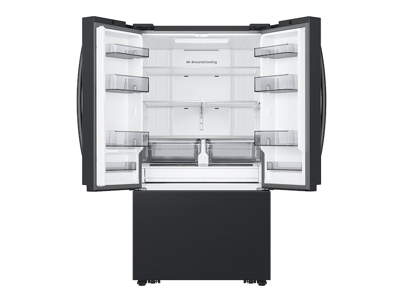 32 cu. ft. Mega Capacity 3-Door French Door Refrigerator with Dual Auto Ice Maker in Matte Black Steel RF32CG5100MT