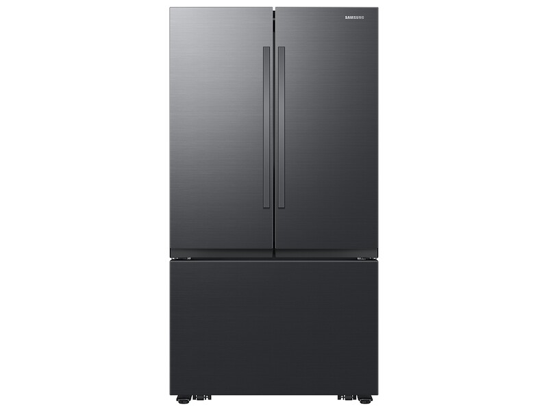 32 cu. ft. Mega Capacity 3-Door French Door Refrigerator with Dual Auto Ice Maker in Matte Black Steel RF32CG5100MT
