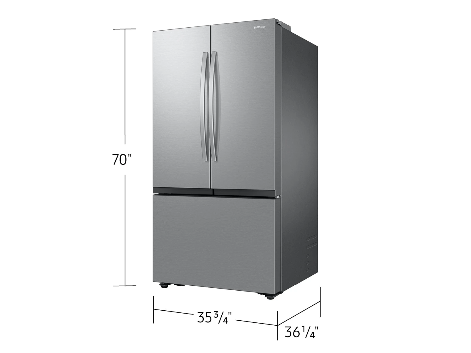 Bespoke AI 3-Door French Door Mega Capacity | Auto Ice Maker 32 cu. ft. RF32CG5D00SRAA