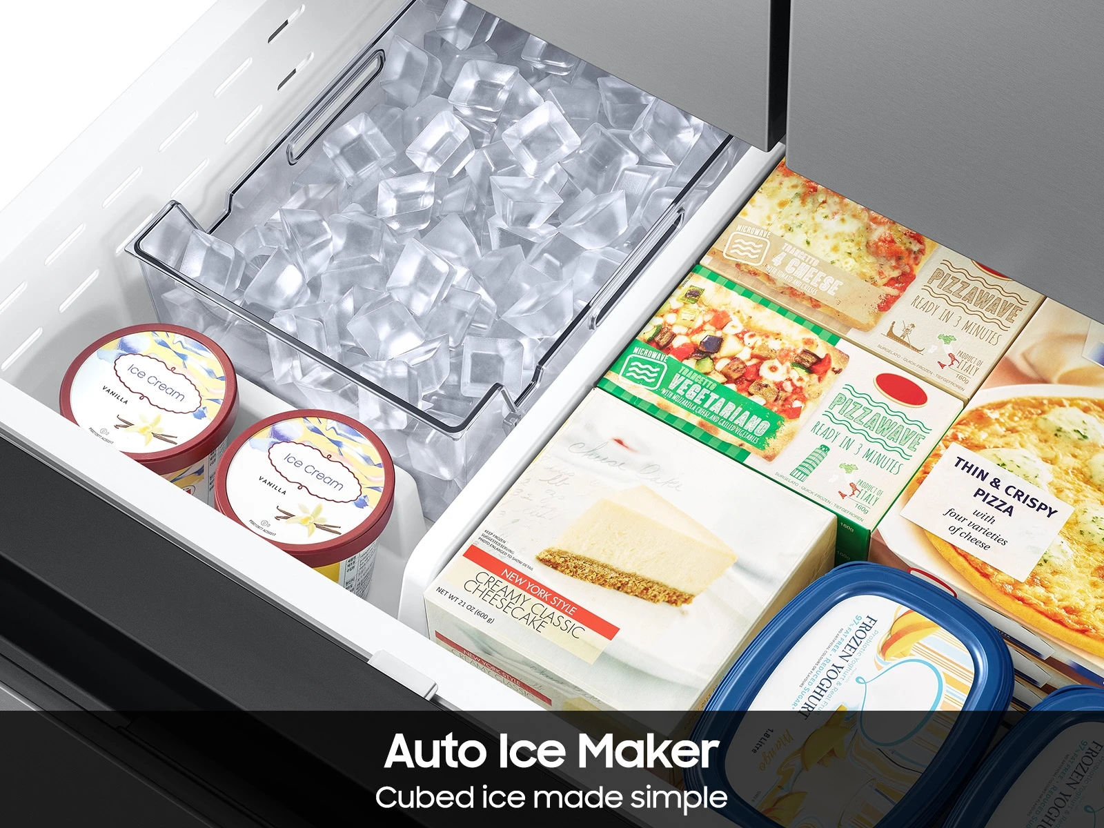 Bespoke AI 3-Door French Door Mega Capacity | Auto Ice Maker 32 cu. ft. RF32CG5D00SRAA