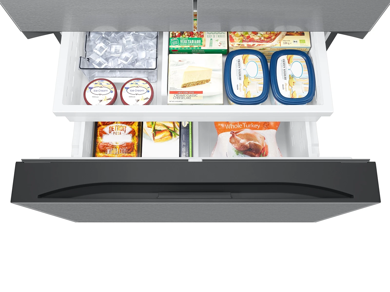 Bespoke AI 3-Door French Door Mega Capacity | Auto Ice Maker 32 cu. ft. RF32CG5D00SRAA