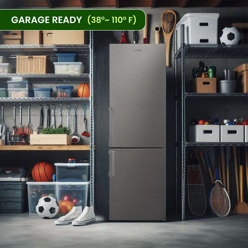 Conserv 12cf No Frost Bottom Freezer Refrigerator Wine Rack GARAGE READY E-Star -- RF331120