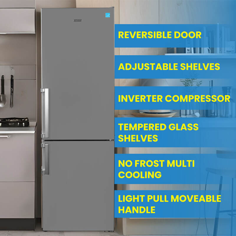 Conserv 12cf No Frost Bottom Freezer Refrigerator Wine Rack GARAGE READY E-Star -- RF331120