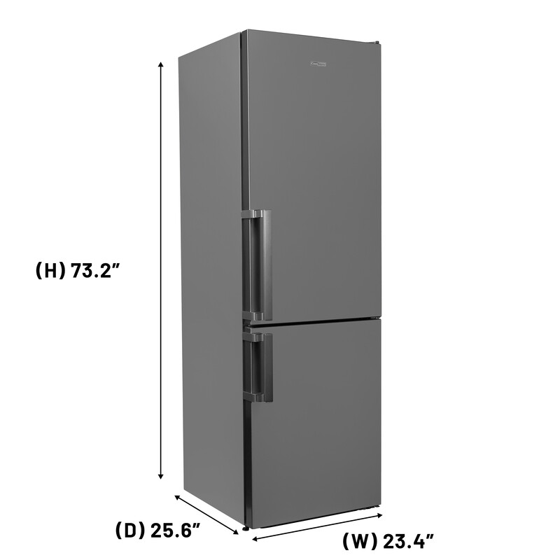 Conserv 12cf No Frost Bottom Freezer Refrigerator Wine Rack GARAGE READY E-Star -- RF331120