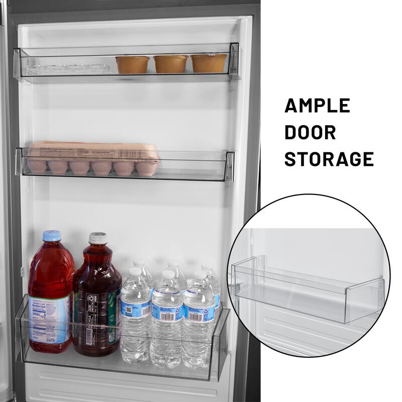 Conserv 12cf No Frost Bottom Freezer Refrigerator Wine Rack GARAGE READY E-Star -- RF331120