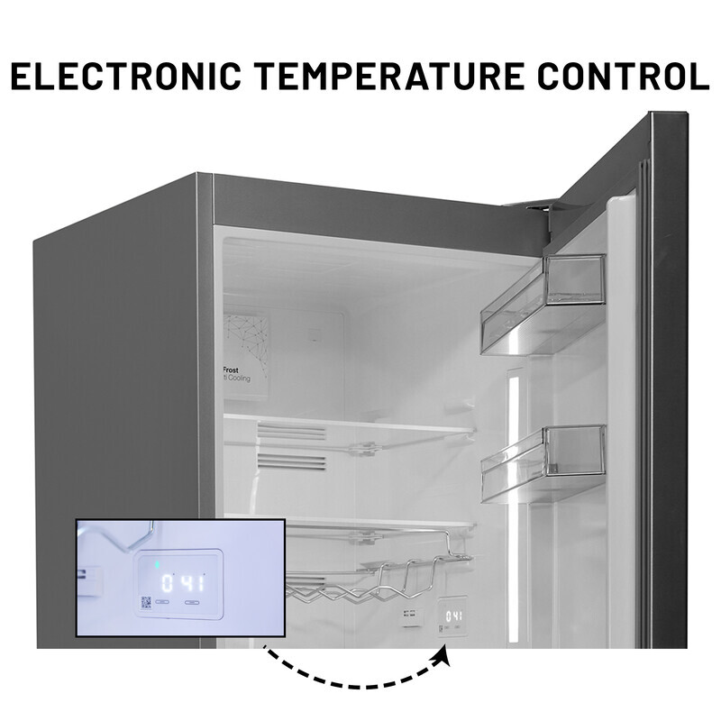Conserv 12cf No Frost Bottom Freezer Refrigerator Wine Rack GARAGE READY E-Star -- RF331120