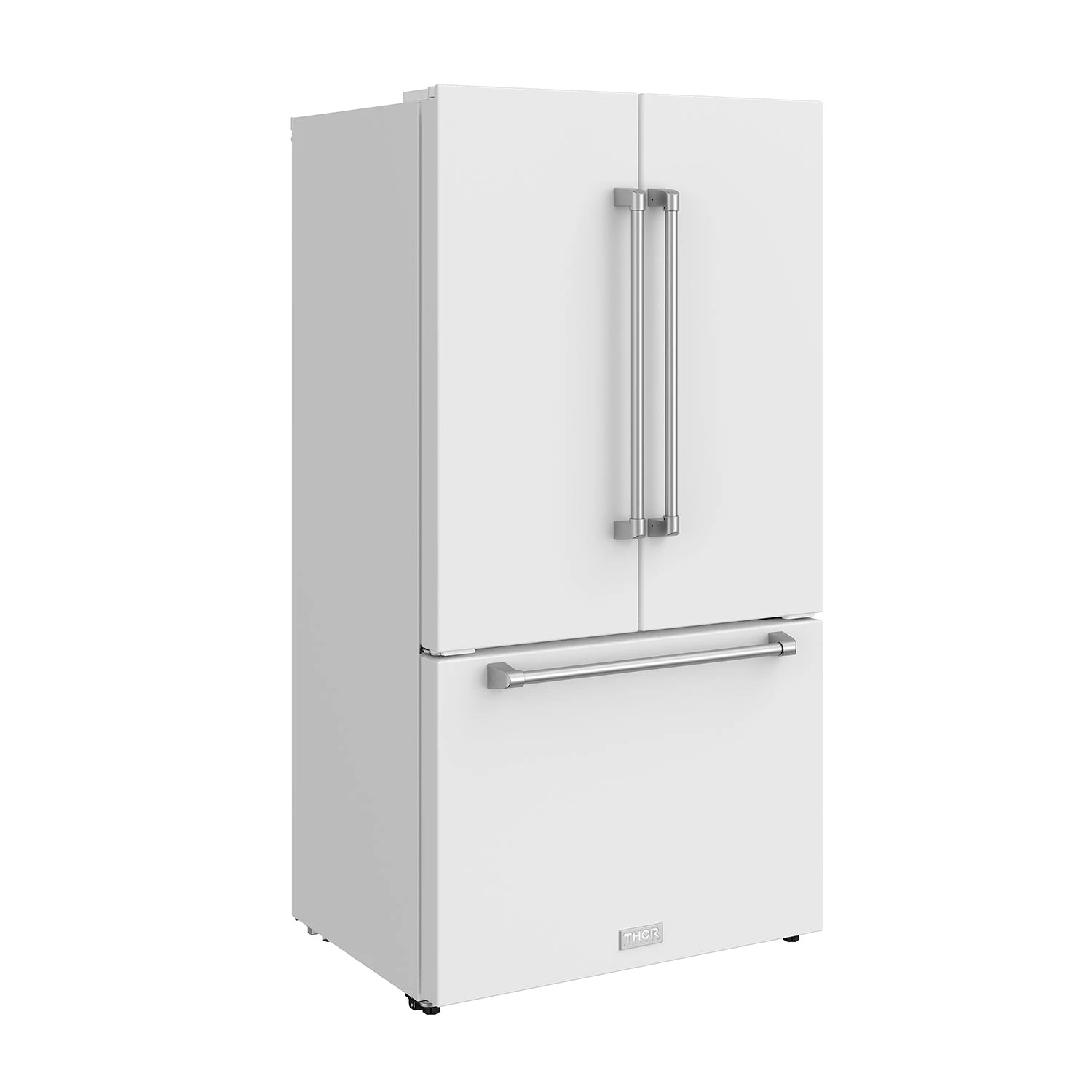 36 Inch Collection French Door Counter Depth Refrigerator With Ice Maker White Gordon Ramsay Series RF3621CTDW