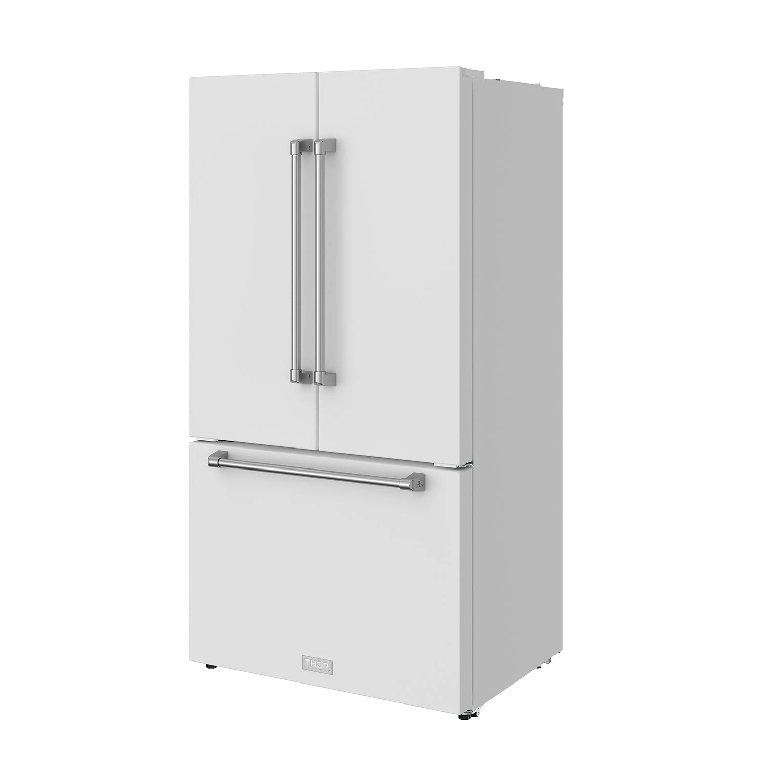 36 Inch Collection French Door Counter Depth Refrigerator With Ice Maker White Gordon Ramsay Series RF3621CTDW