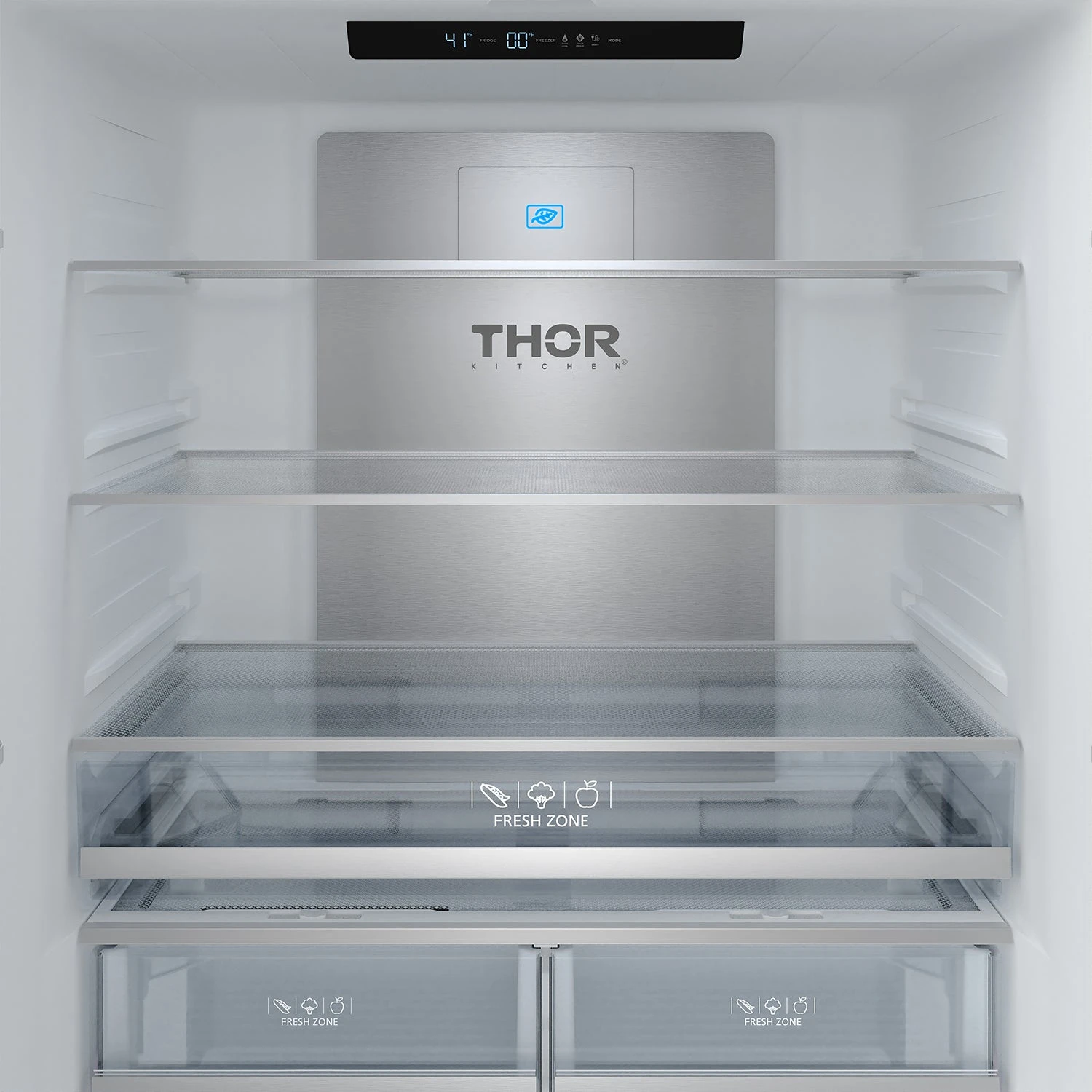 36 Inch Collection French Door Counter Depth Refrigerator With Ice Maker White Gordon Ramsay Series RF3621CTDW