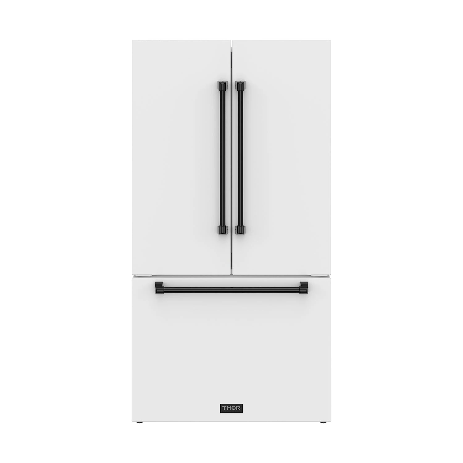 36 Inch French Door Counter Depth Refrigerator With Ice Maker White/black Gordon Ramsay Series RF3621CTDWBLK