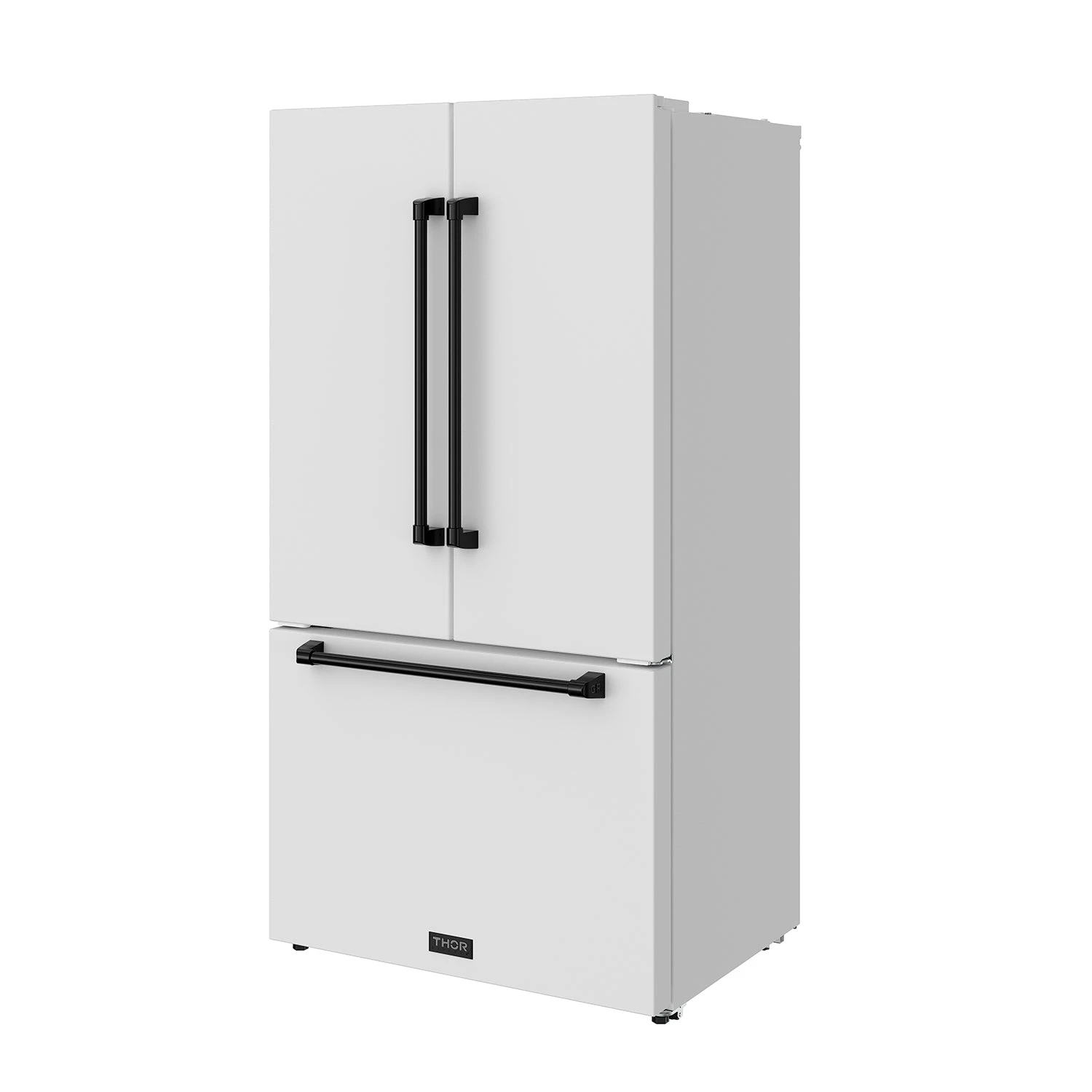 36 Inch French Door Counter Depth Refrigerator With Ice Maker White/black Gordon Ramsay Series RF3621CTDWBLK