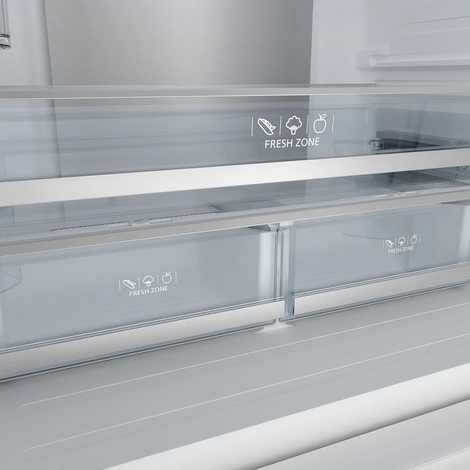 36 Inch French Door Counter Depth Refrigerator With Ice Maker White/black Gordon Ramsay Series RF3621CTDWBLK