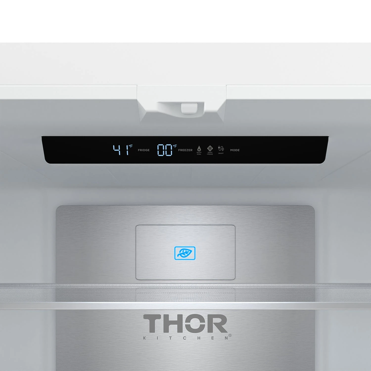 36 Inch French Door Counter Depth Refrigerator With Ice Maker White/rose Gold Gordon Ramsay Series RF3621CTDWRSG