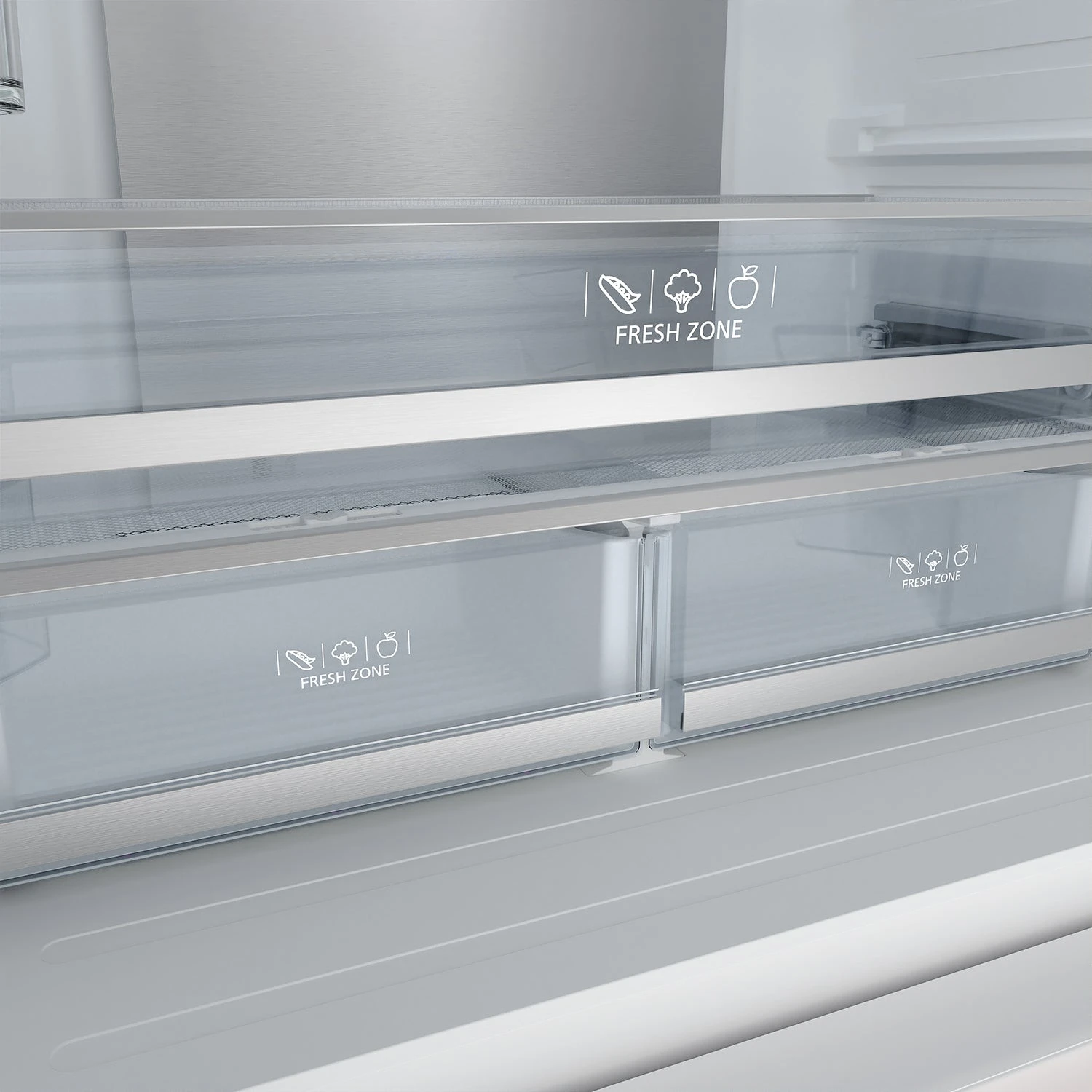 36 Inch French Door Counter Depth Refrigerator With Ice Maker White/rose Gold Gordon Ramsay Series RF3621CTDWRSG