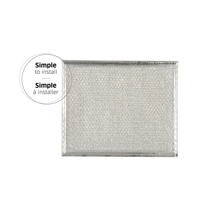 Broan-NuTone Genuine Replacement Aluminum Filter for Range Hoods, 8-3/4" x 10-1/2", Fits Select Models RF48A