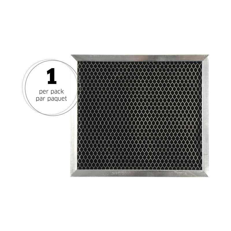 Broan-NuTone Genuine Replacement Charcoal Filter for Range Hoods, 7-1/2" x 8-1/2", Fits Select Models RF49C