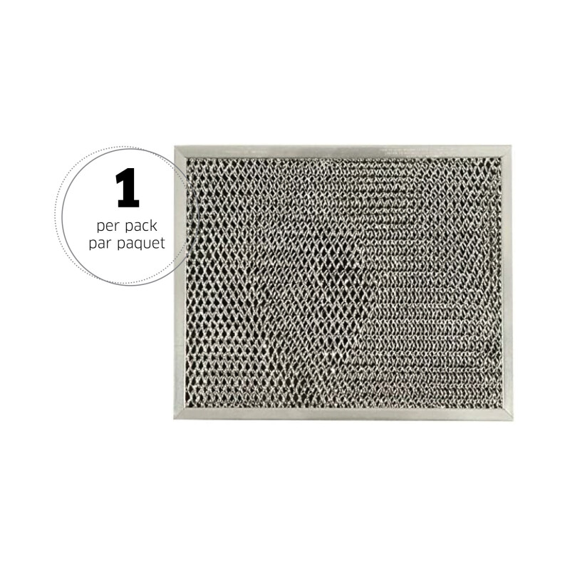 Broan-NuTone Genuine Replacement Charcoal Filter for Range Hoods, 8-3/4" x 10-1/2", Fits Select Models RF55AM