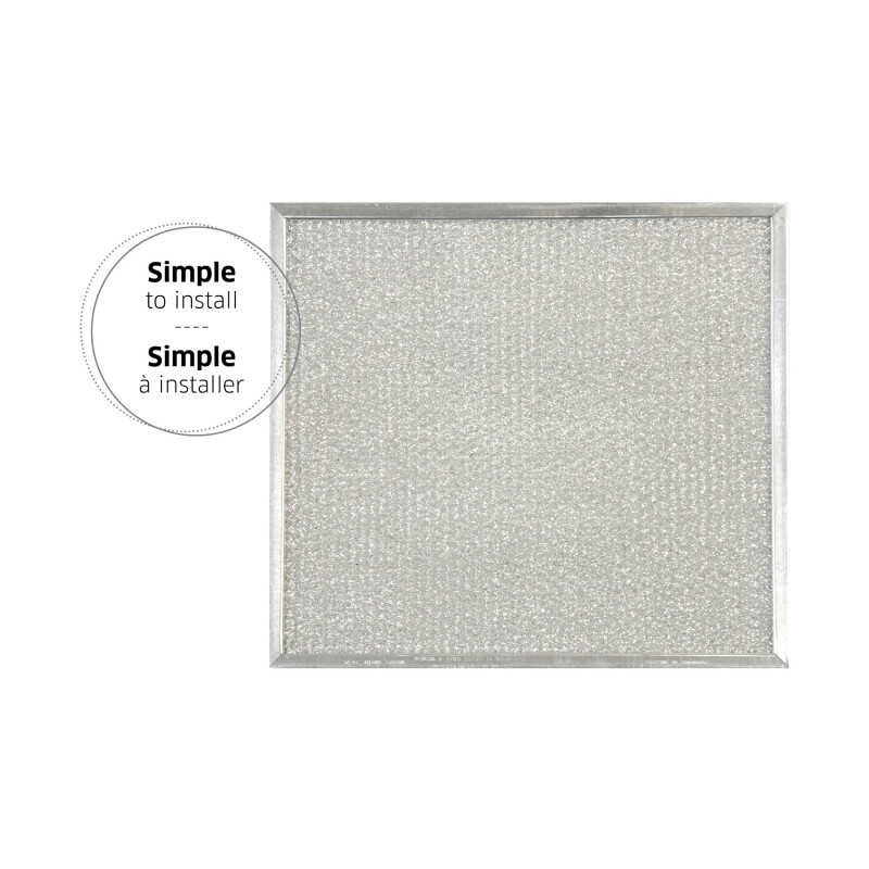 Broan-NuTone Genuine Replacement Aluminum Filter for Range Hoods, 10-5/8" x 11-3/4", Fits Select Models RF56A