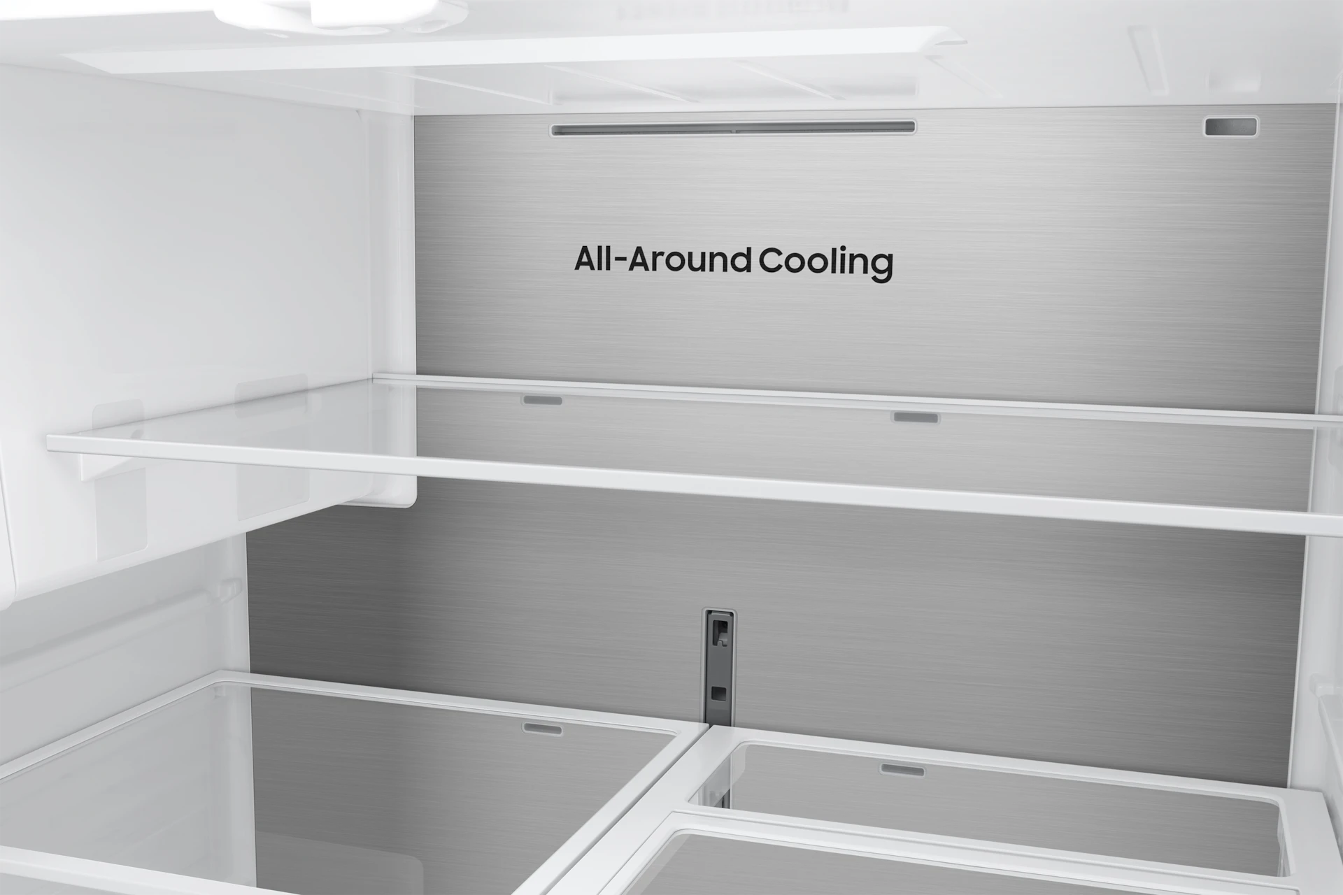 Bespoke AI 3-Door French Door Zero Clearance Fit | Dual Auto Ice Maker 24 cu. ft. RF70H25HERAA