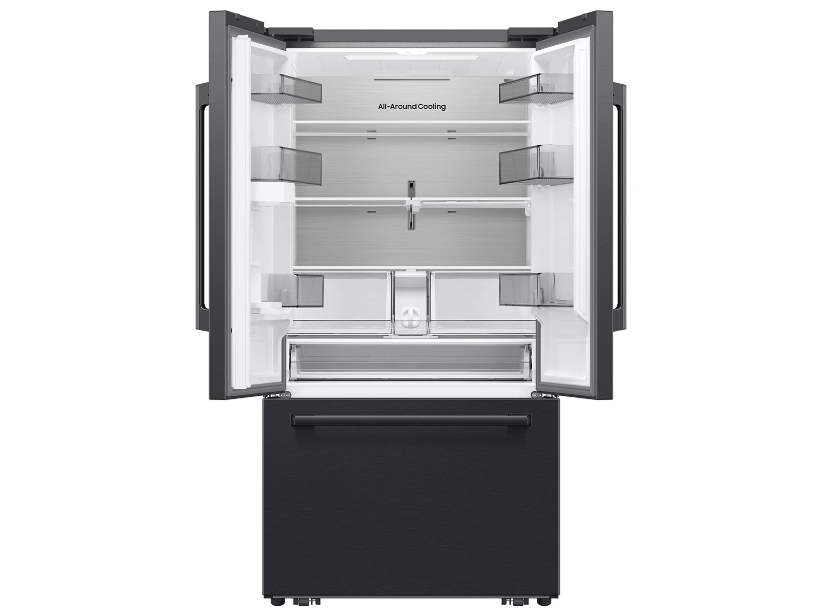 Bespoke AI 3-Door French Door Zero Clearance Fit | In-Door Tall Dispenser 30 cu.ft. RF70H30KEEAA