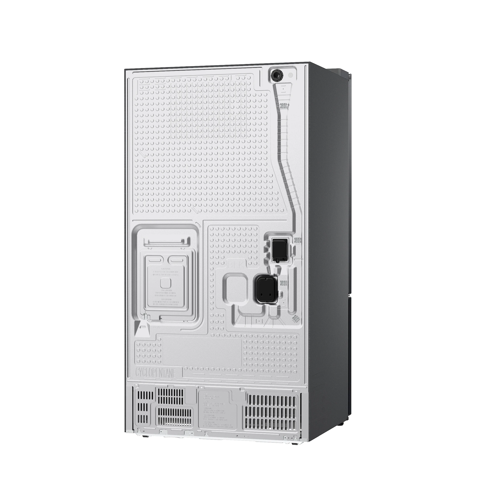 Bespoke AI 3-Door French Door Zero Clearance Fit | In-Door Tall Dispenser 30 cu.ft. RF70H30KEEAA