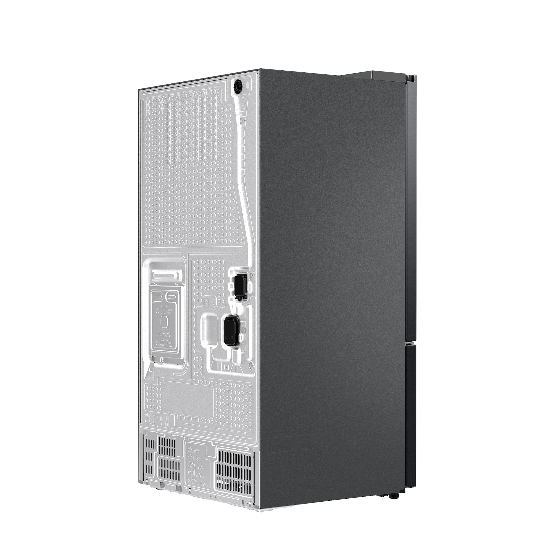 Bespoke AI 3-Door French Door Zero Clearance Fit | In-Door Tall Dispenser 30 cu.ft. RF70H30KEEAA